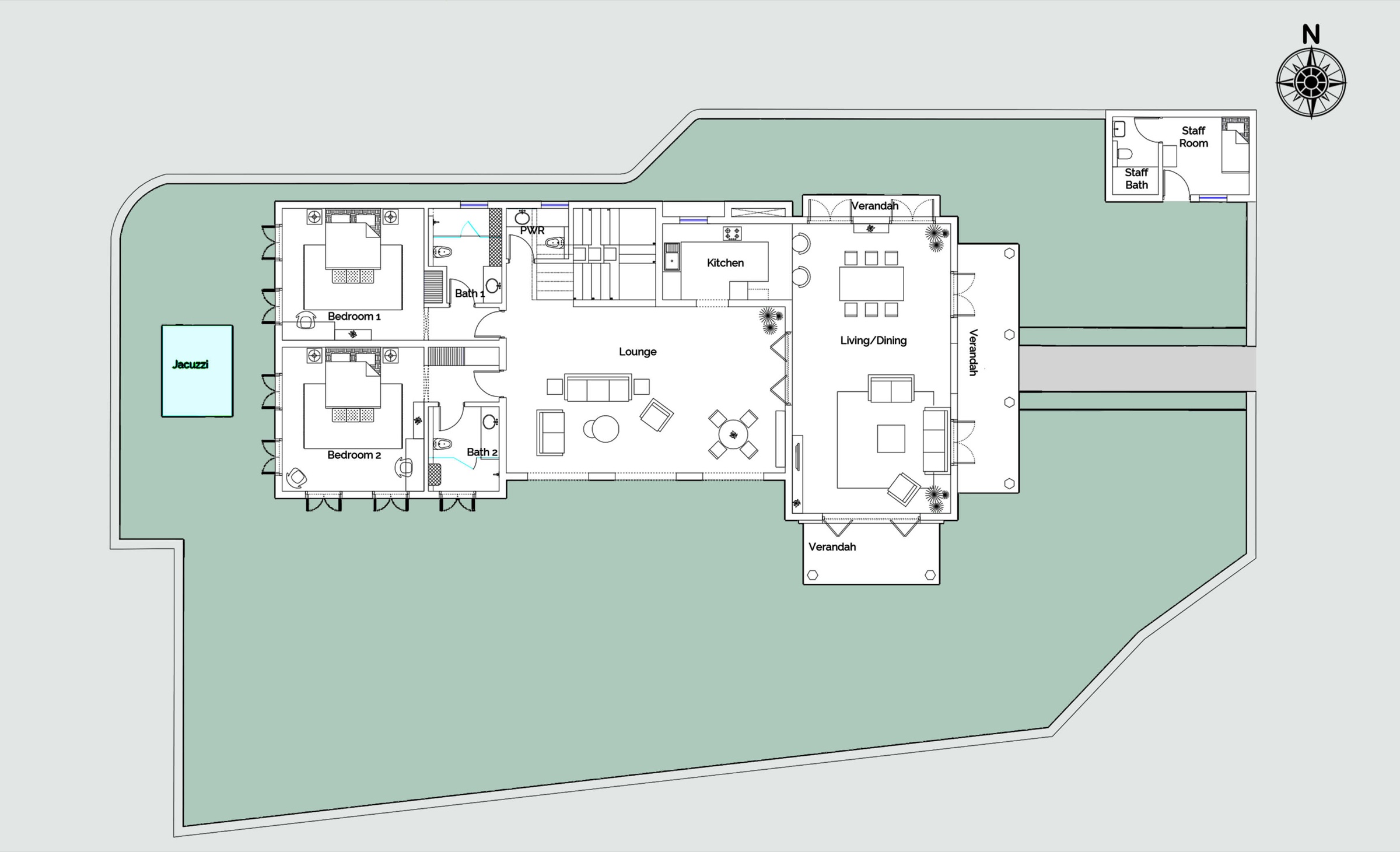 4 Bedroom Villa (Representative · Villa Da Felisia) floor plan